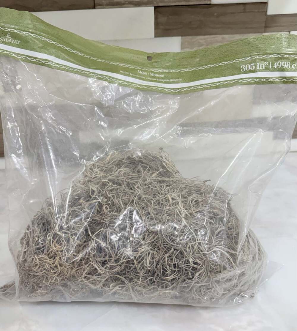 Ashland Natural Spanish Moss Craft Filler